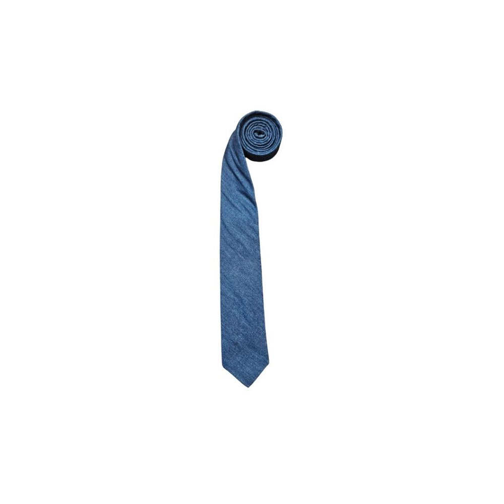 Stafford Slim Blue Knit Tie